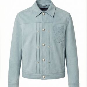 Louis Vuitton Suede Embossed Jacket